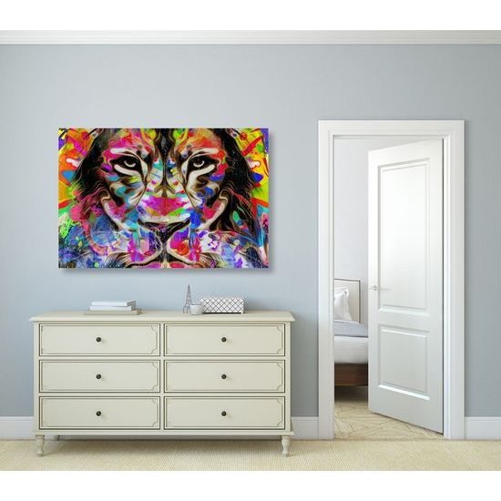 Kép sokszínű oroszlán