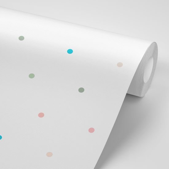Öntapadó tapéta kis pasztell pöttyök