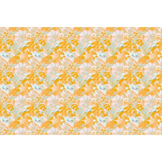 Öntapadó tapéta trópusi erdő sárga kivitelben