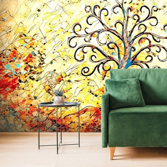 Érdekes életfa öntapadó tapéta