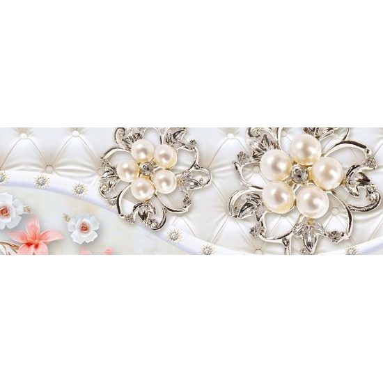 Kép luxus gyöngyök virágokkal