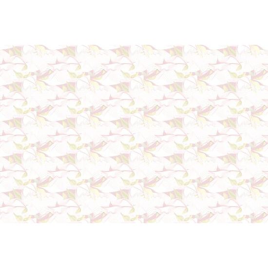 Tapéta érdekes levelek fehér kivitelben