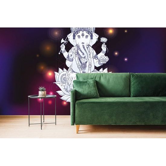 Öntapadó tapéta meditáló Ganesha