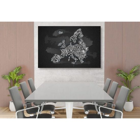 Kép Európa absztrakt térképe