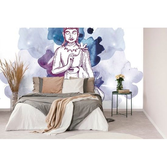 Tapéta absztrakt Buddha illusztrációja