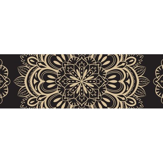 Kép nem mindennapi Mandala fekete háttéren