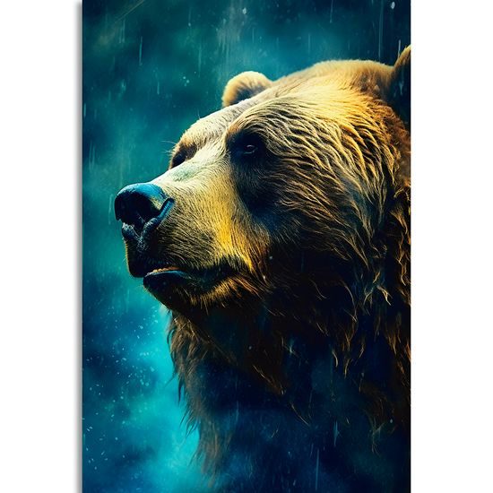 Kép kék-arany medve
