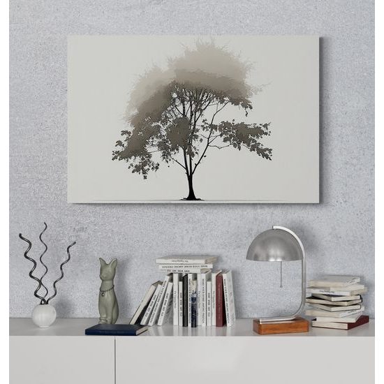 Kép minimalista lombos fa