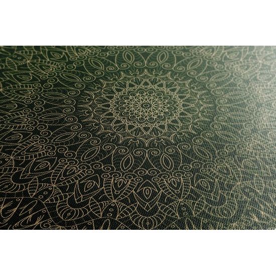 Kép zöld részletes Mandala