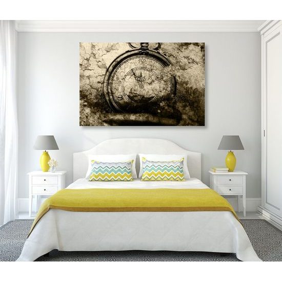 Kép történelmi stopperóra szépia kivitelben