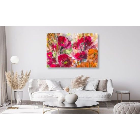 Kép virágok különleges festménye