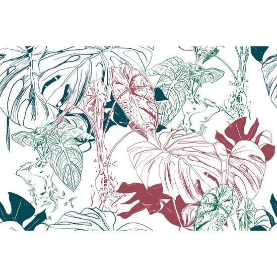 Tapéta érdekes színes szörnyek