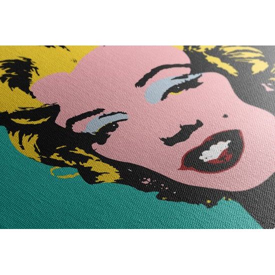Kép ikonikus Marilyn Monroe pop art dizájnban