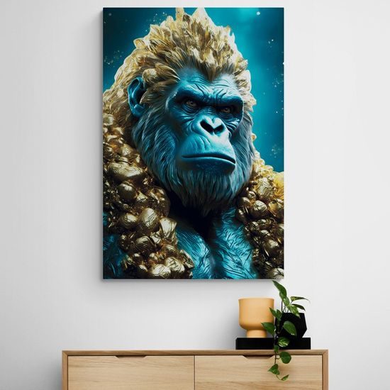 Kép kék-arany gorilla