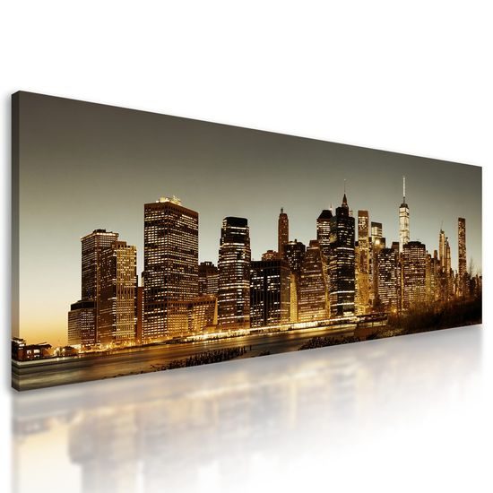 Kép éjjeli New York