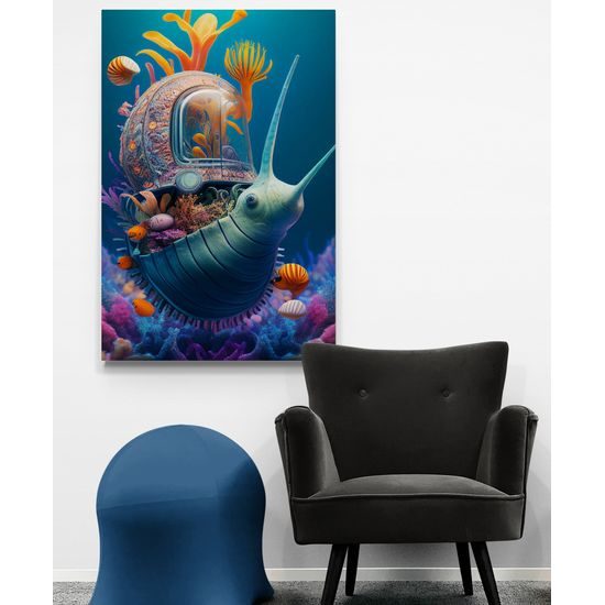 Kép szürreális csiga