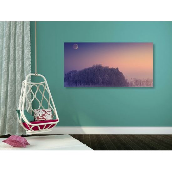 Kép telihold téli időszakban