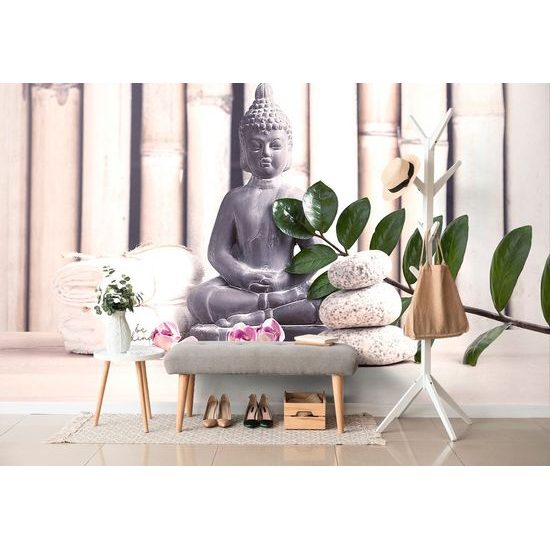 Öntapadó fotótapéta wellness csendélet Buddhával