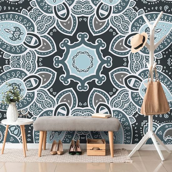 Öntapadó tapéta gyönyörű indiai mandala