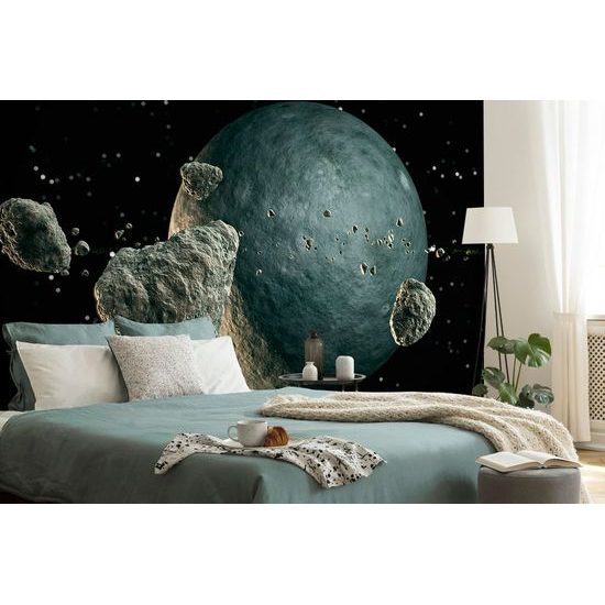 Öntapadó tapéta meteoritok az űrben