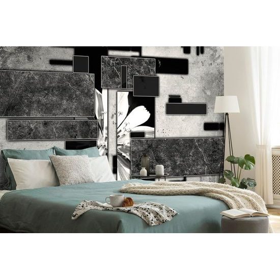 Öntapadó tapéta Luxus absztrakció fekete-fehérben