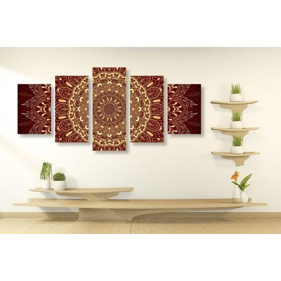 5 részes kép luxus Mandala