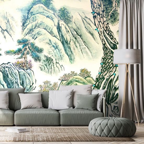 Tapéta kínai táj festménye