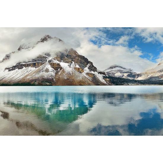 Fototapeta hegyek a ködben