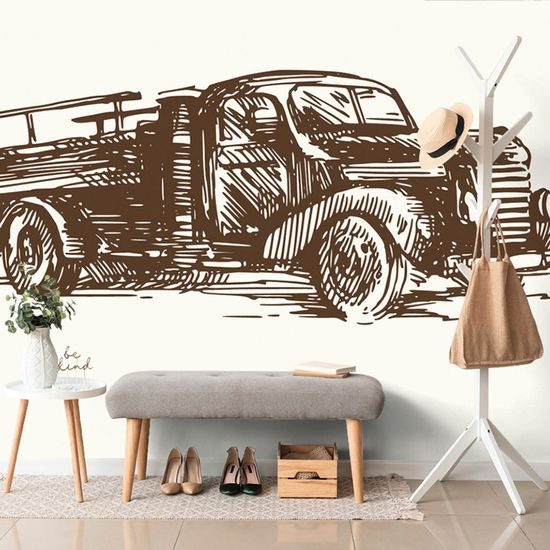 Tapéta történelmi teherautó