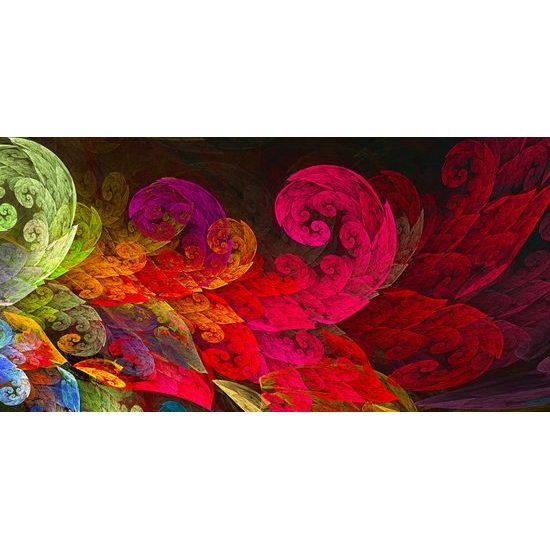 Kép absztrakt pasztell levelek