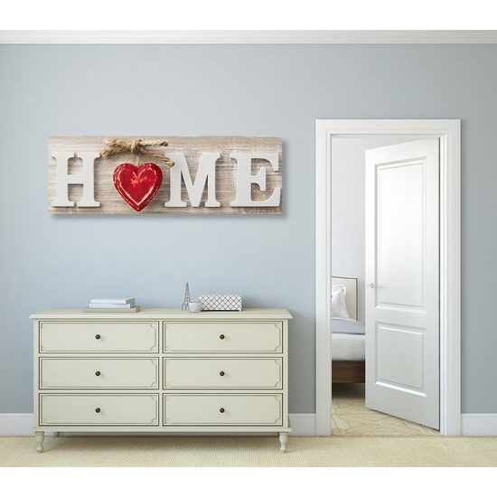 Kép stílusos Home felirat