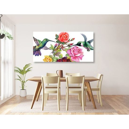 Kép festett kolibrik