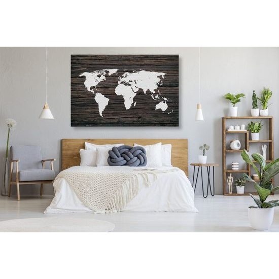 Parafa kép világtérkép modern kivitelben
