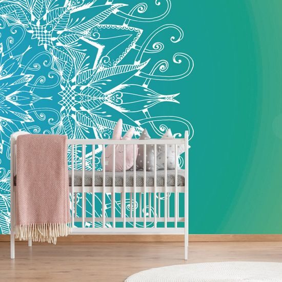 Tapéta érdekes Mandala természetes színekben