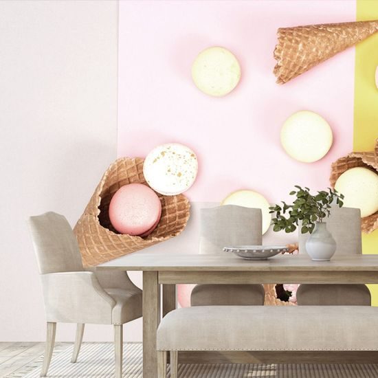 Fotótapéta macaroons tőcsérben