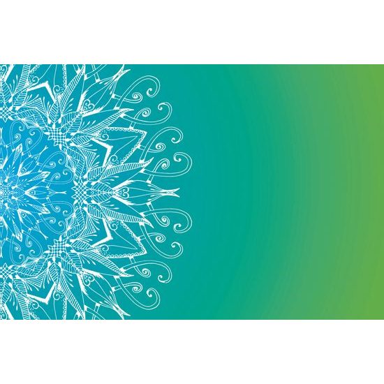 Öntapadó tapéta érdekes Mandala természetes színekben