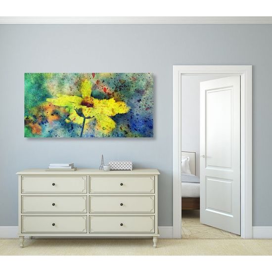 Kép virág retro kivitelben