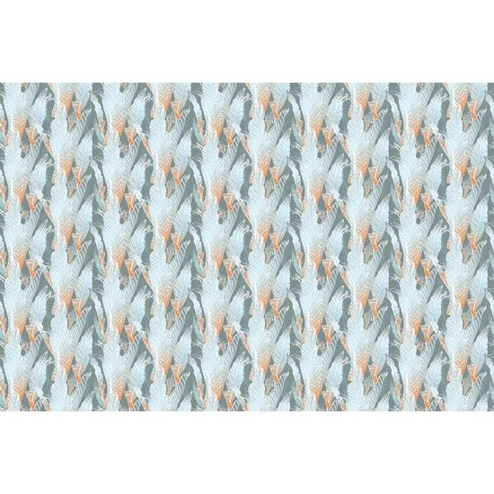 Öntapadó tapéta madarak az egzotikus levelek között