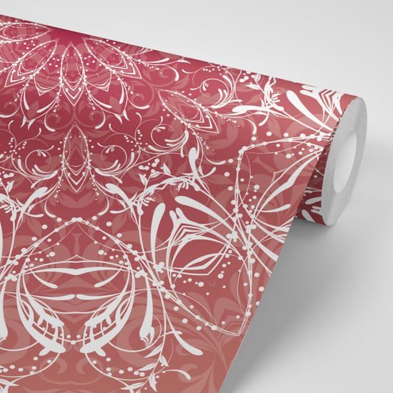 Öntapadó tapéta Mandala rózsaszín kivitelben