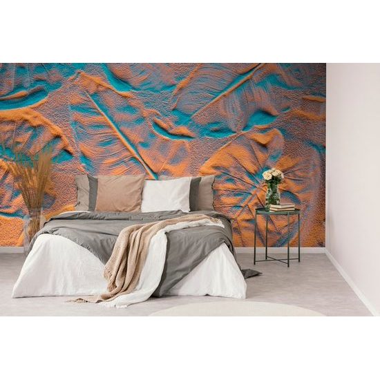 Öntapadó tapéta homok a levelek szerkezetével