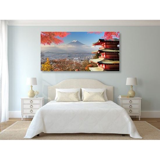 Kép Fuji őszi látványa Japánban