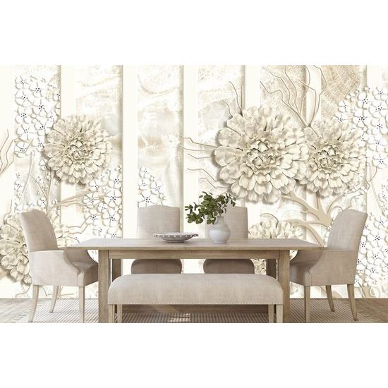 Öntapadó tapéta szokatlan virágok szépsége