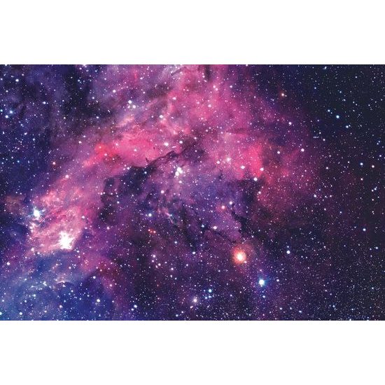 Fotótapéta varázslatos lila galaxis