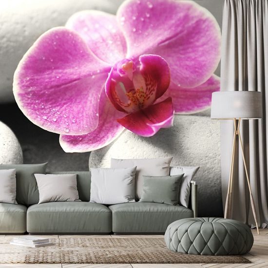 Fotótapéta wellness csendélet orchideával