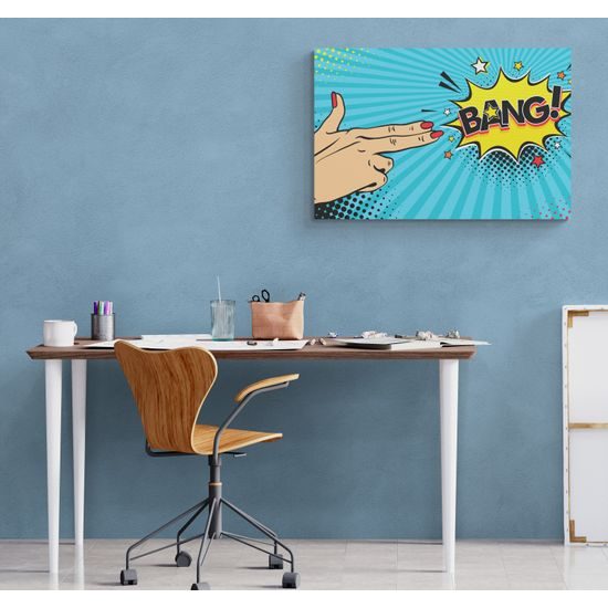 Kép pop art motívummal - BANG !