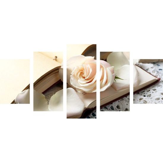 5 részes kép rózsa és titkos kulcs