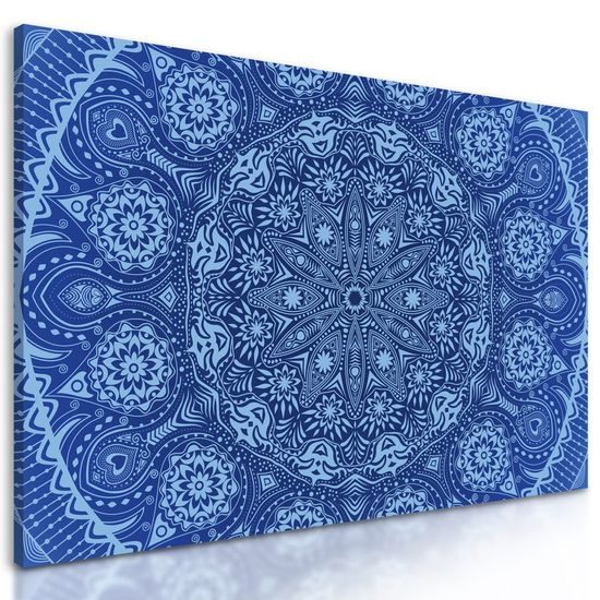 Kép kék luxus Mandala