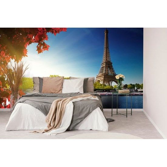 Öntapadó fotótapéta őszi kilátás az Eiffel-toronyra