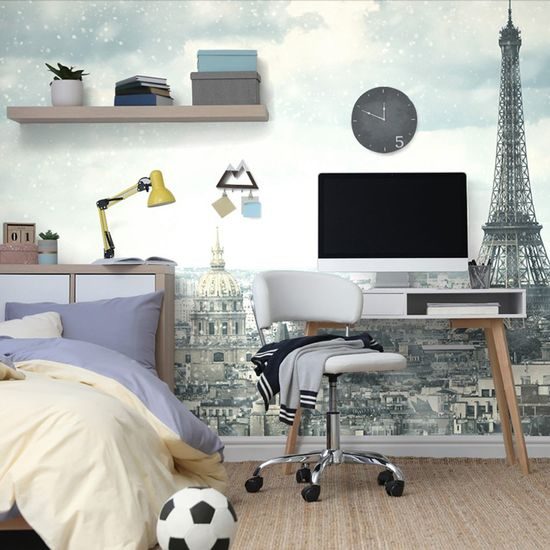 Öntapadó fotótapéta történelmi Párizs télen