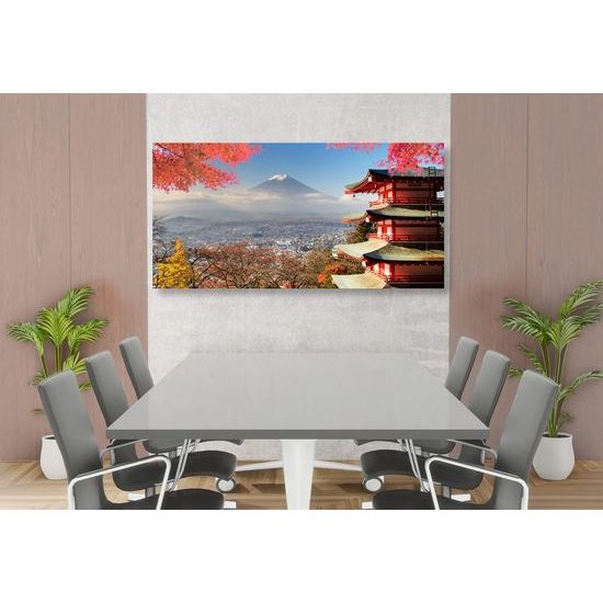 Kép Fuji őszi látványa Japánban